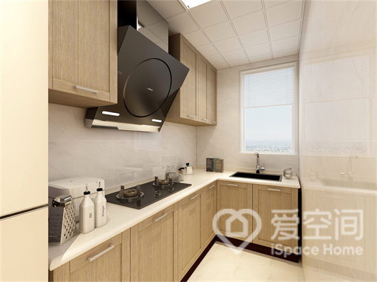 新中式风厨房效果图