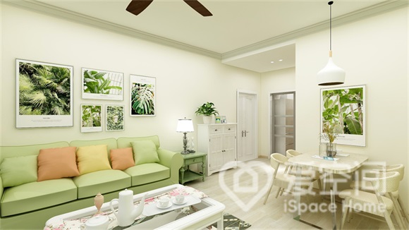 燕楠國際5期85平米兩居室現代簡約風裝修案例