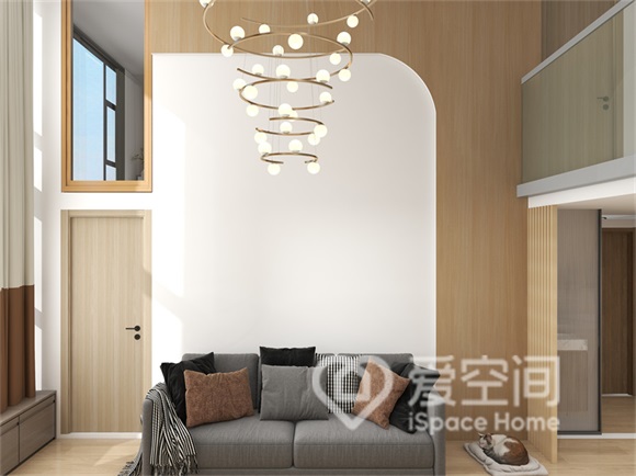 北京東灣84㎡兩居室現代簡約風裝修案例