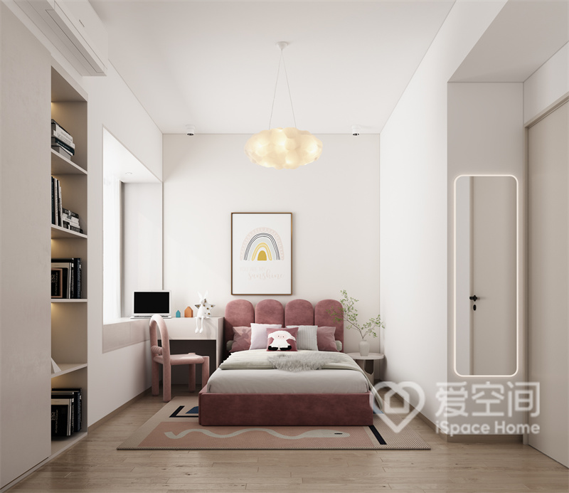 华侨城天鹅堡128㎡三居室现代简约风装修案例