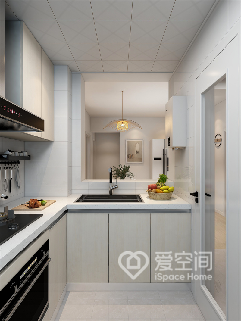 新海南里99㎡两居室现代简约风装修案例