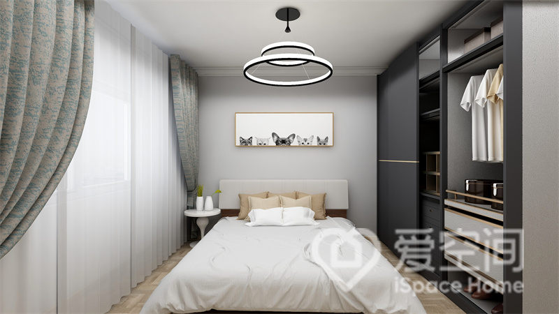 惠德公寓69㎡一居室現代簡約風裝修案例