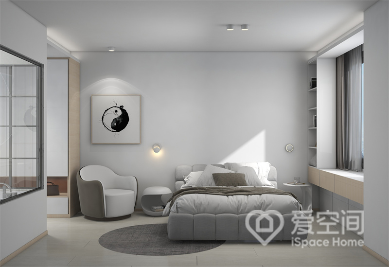 宏泰·龙河枫景67㎡一居室极简装修案例