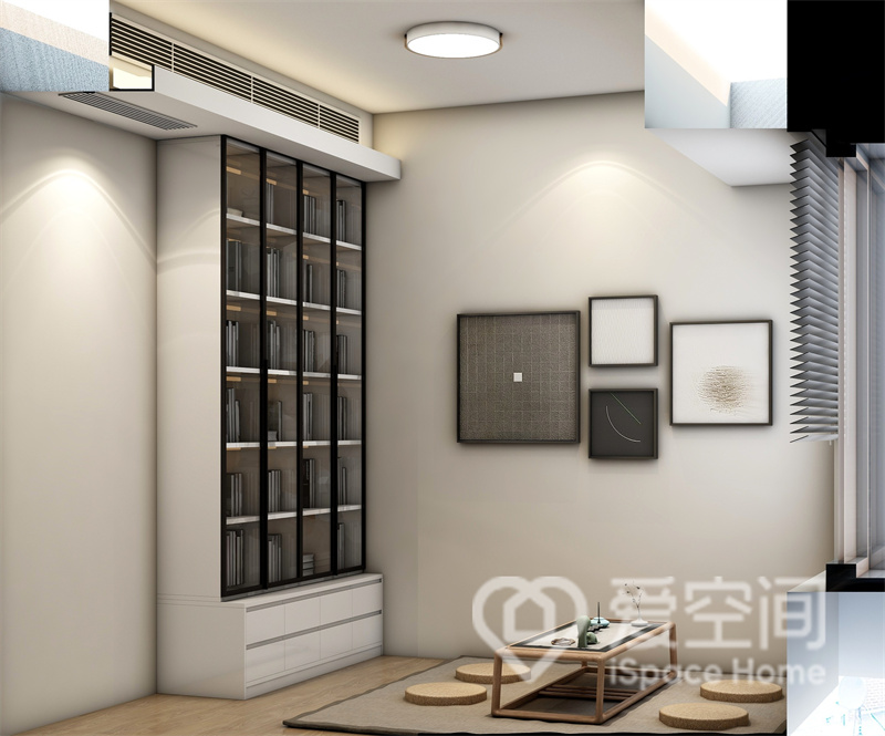 四海云亭138㎡三居室现代简约风装修案例