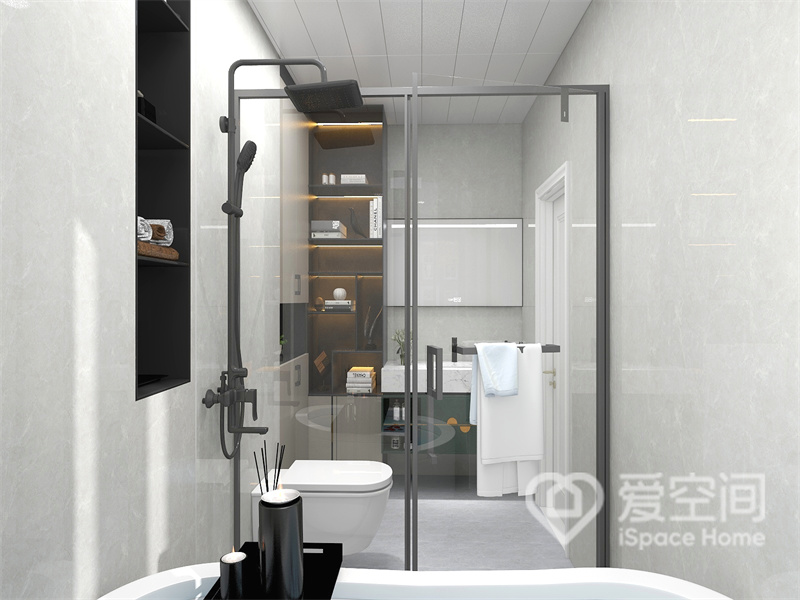 北京城建·国誉燕园116㎡三居室现代简约风装修案例