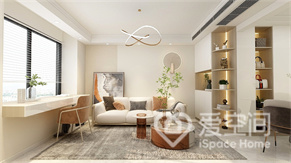 華城國際小區94平米三居室現代簡約風裝修案例