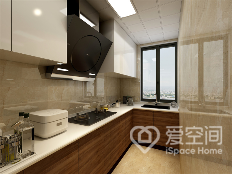 廊坊滨河广场84平米两居室现代简约风装修案例
