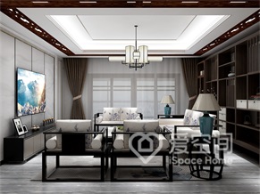 旭輝江山119平米兩居室現代簡約風裝修案例