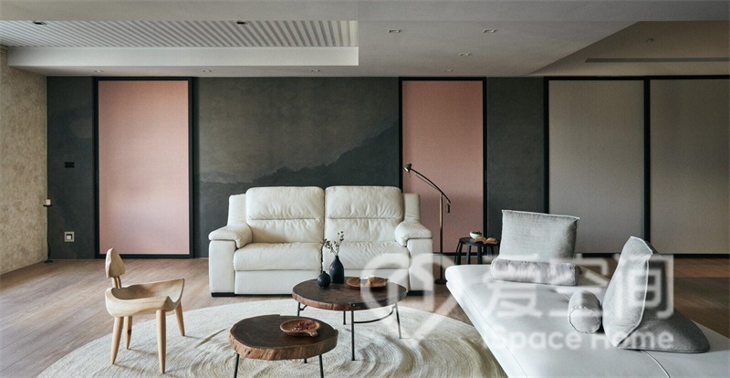 愛家華城西區123平米三居室現代簡約風格裝修案例