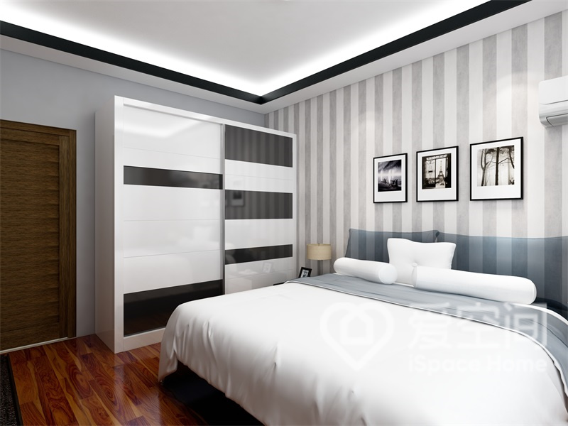 华景新城96平米两居室现代简约风格装修案例