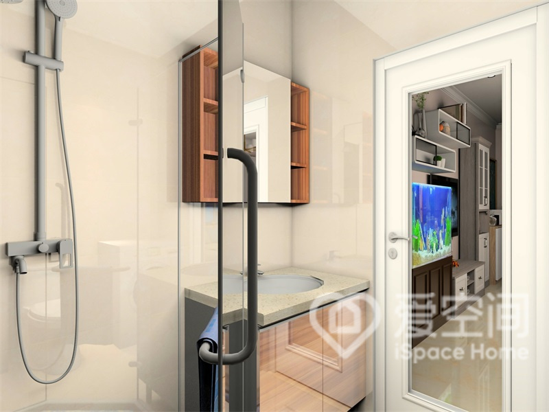 凯徳新玥91平米两居室现代简约装修风格案例