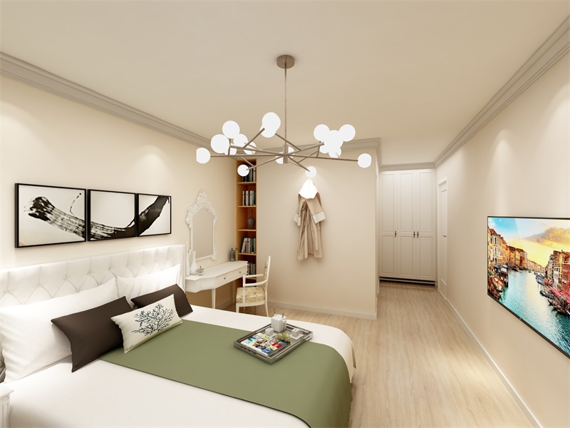 祥悦苑105平米两居室现代简约风装修案例