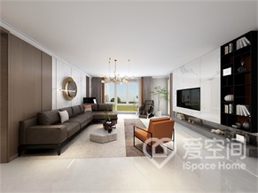 武漢城建龍樾上城154平米三居室現代簡約風裝修案例