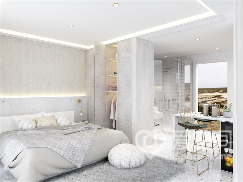新朝陽公寓67平米一居室現代簡約風裝修案例