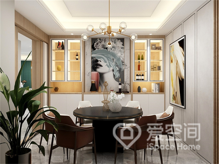 大华锦绣时代89平米两居室现代简约风装修案例