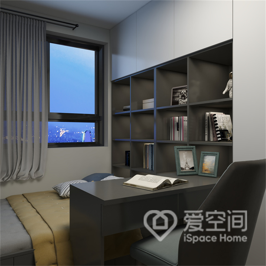 澎湃东区104㎡三居室现代简约风装修案例