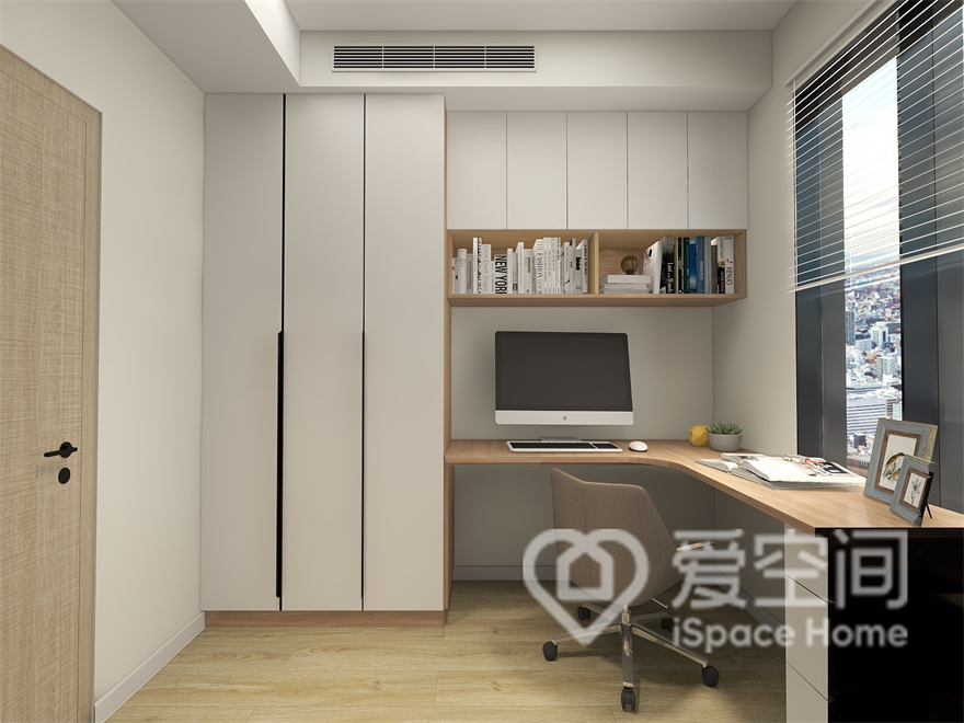 中駿·西山天璟100㎡三居室現代簡約風裝修案例